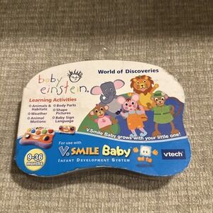 Baby Einstein V. Smile Baby Vtech Smartridge World of Discoveries